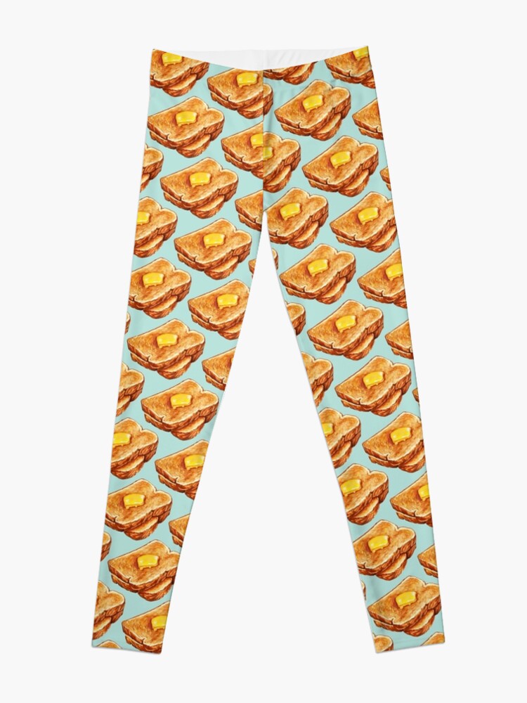 Alternate view of Buttered Toast Pattern Leggings