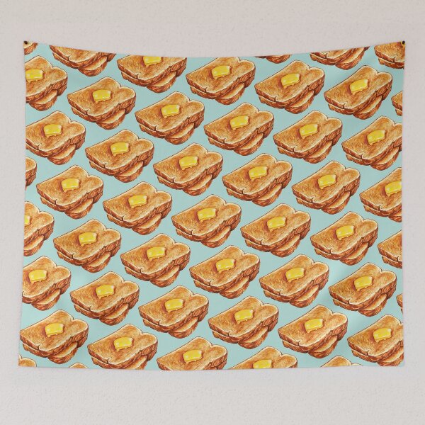 Item preview, Buttered Toast Pattern designed and sold by Kelly  Gilleran.