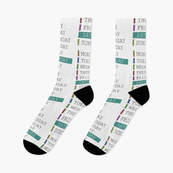 Item preview, Saturday weekday clothing decision support designed and sold by yourtravelguide.