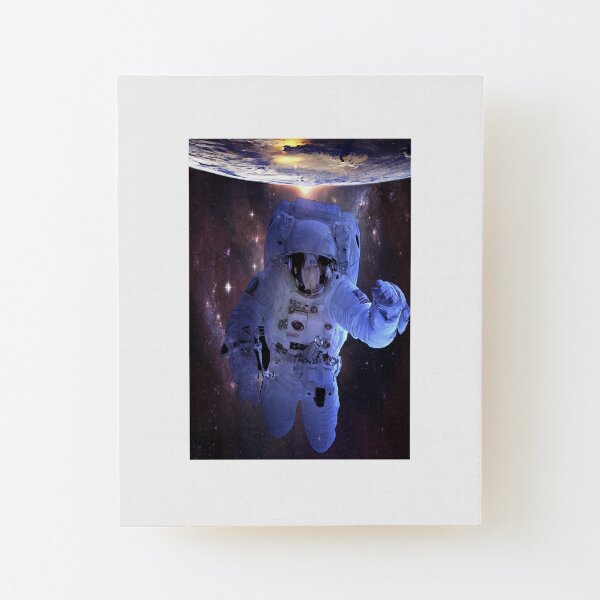 space travel Wood Mounted Print