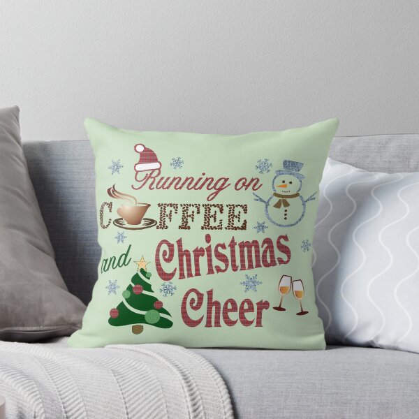 Item preview, Running on Coffee and Christmas Cheer! designed and sold by infinitygrafix.