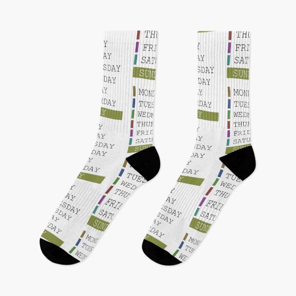 Item preview, Sunday weekday clothing decision support designed and sold by yourtravelguide.
