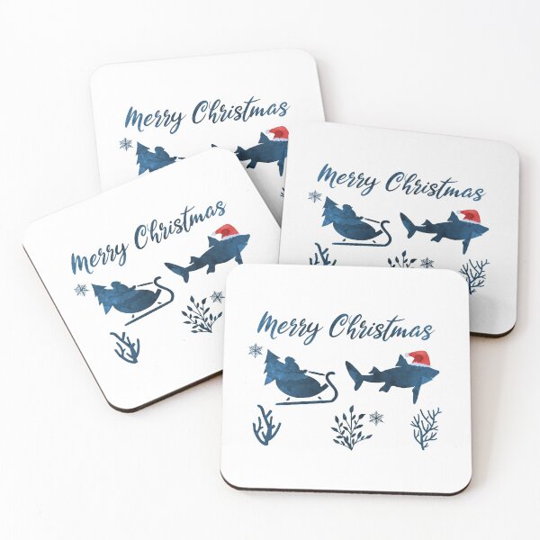 Item preview, Santa Claus And The Shark Sleigh designed and sold by TheJollyMarten.