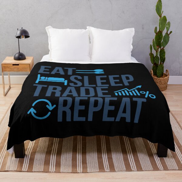 Item preview, Eat Sleep Trade Repeat trading shares stock exchange designed and sold by Robin Seifermann.