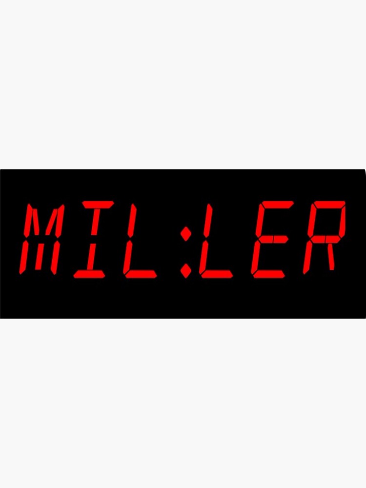 "It's Miller Time" Sticker by zdburrage Redbubble
