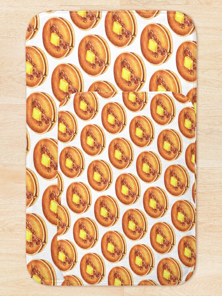 Alternate view of Pancakes Pattern Bath Mat