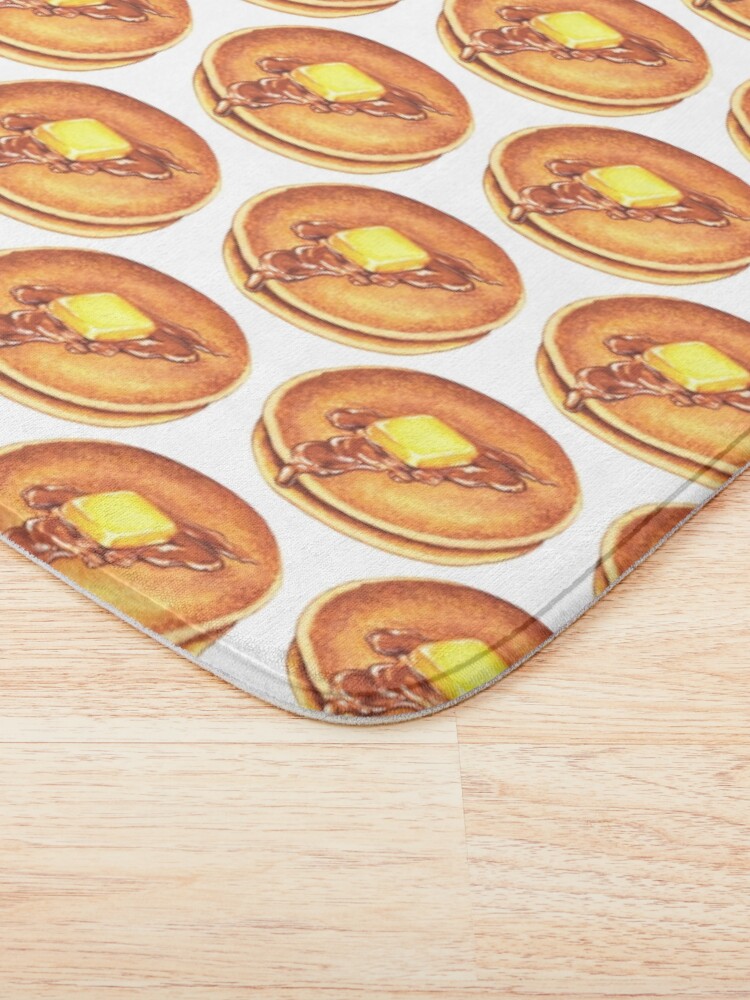 Alternate view of Pancakes Pattern Bath Mat