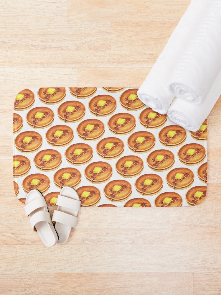 Alternate view of Pancakes Pattern Bath Mat