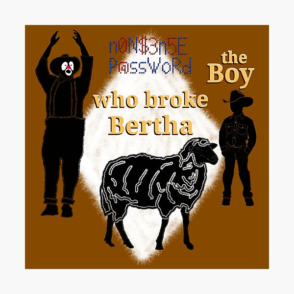 The Boy Who Broke Bertha Photographic Print