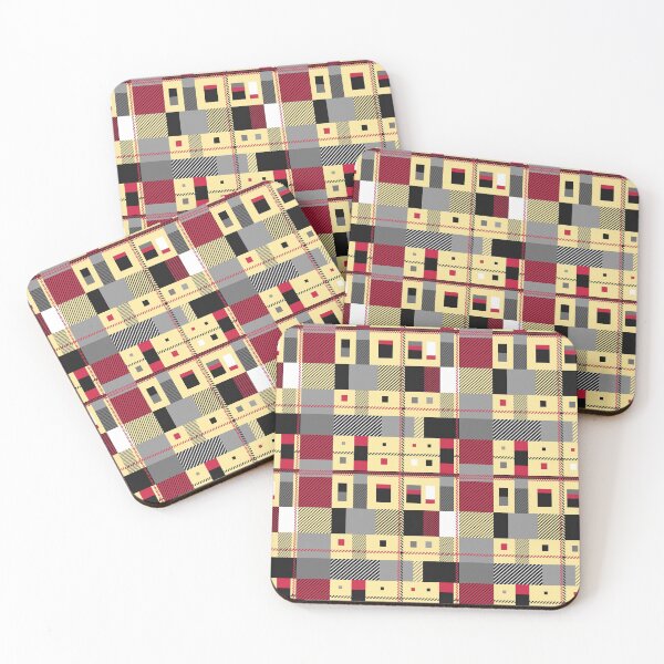 Item preview, Abstract geometric plaid pattern designed and sold by mrhighsky.