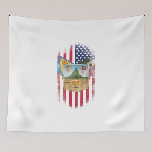 Artikelvorschau, Hidalgo amerikanische Flagge entworfen und verkauft von ockshirts.