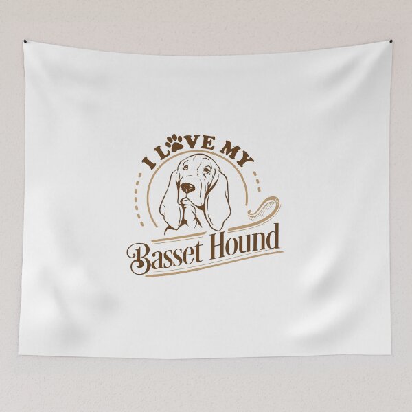Item preview, I love my Basset Hound designed and sold by Taz-Clothing.