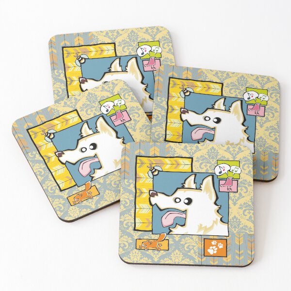 Item preview, German Shepherd - Long Hair - White (Collage) designed and sold by TheChicken.