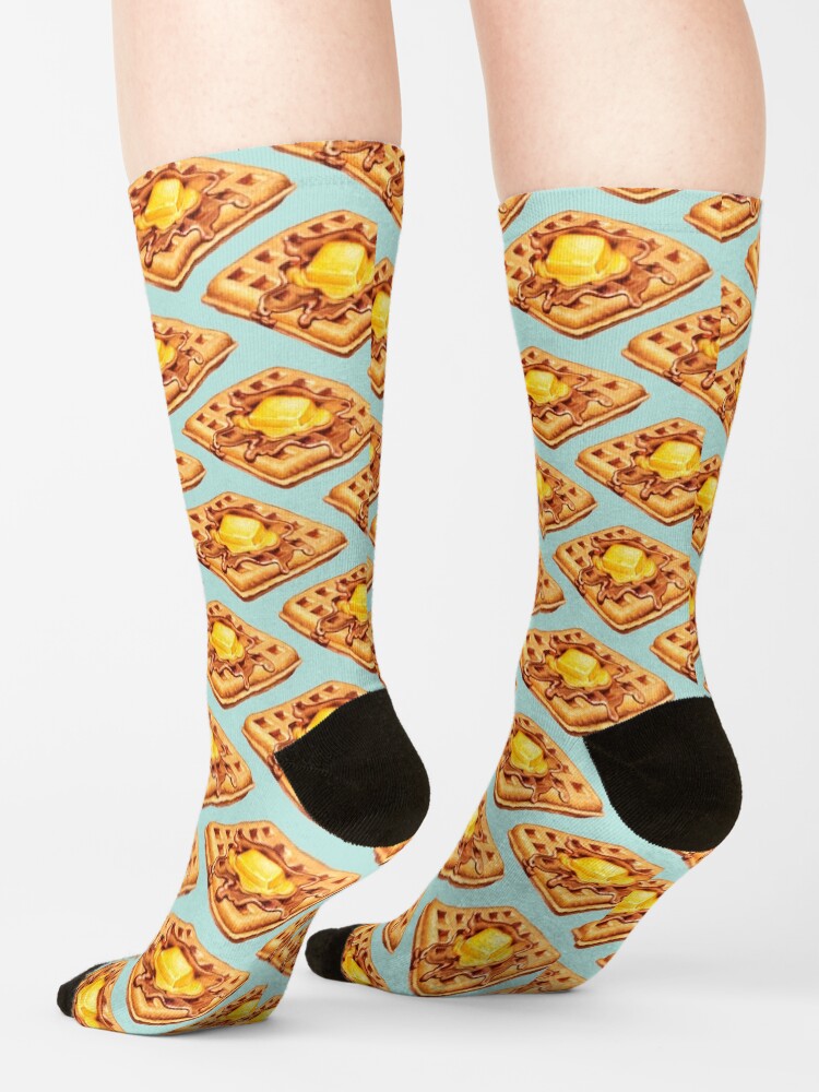 Alternate view of Waffle Pattern Socks