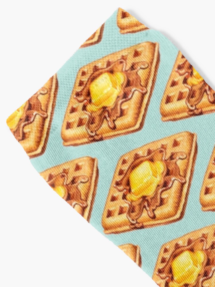 Alternate view of Waffle Pattern Socks