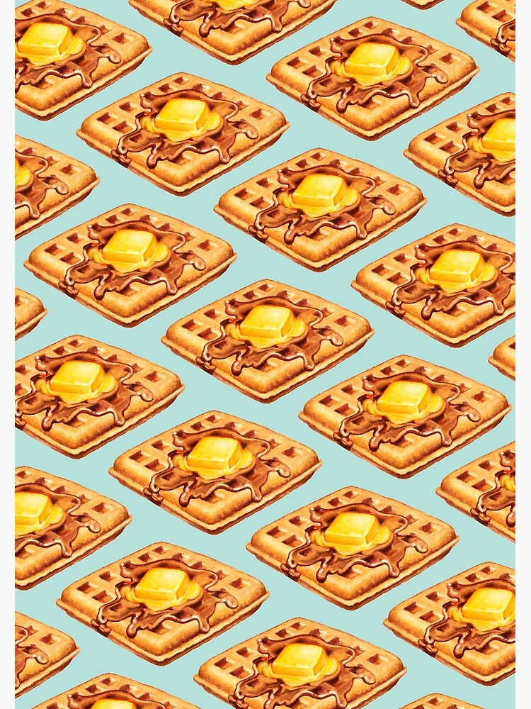Thumbnail 2 of 2, Greeting Card, Waffle Pattern designed and sold by KellyGilleran.