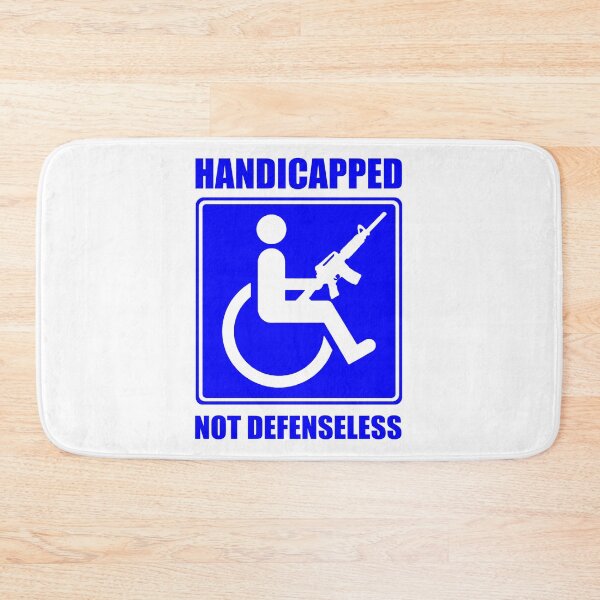 Item preview, Handicapped; Not Defenseless; designed and sold by StickerApe.