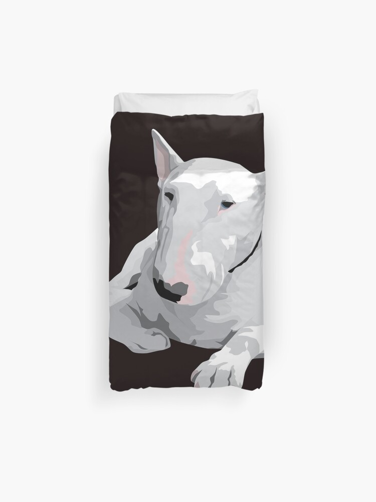 English Bull Terrier Duvet Cover By Ysied Redbubble