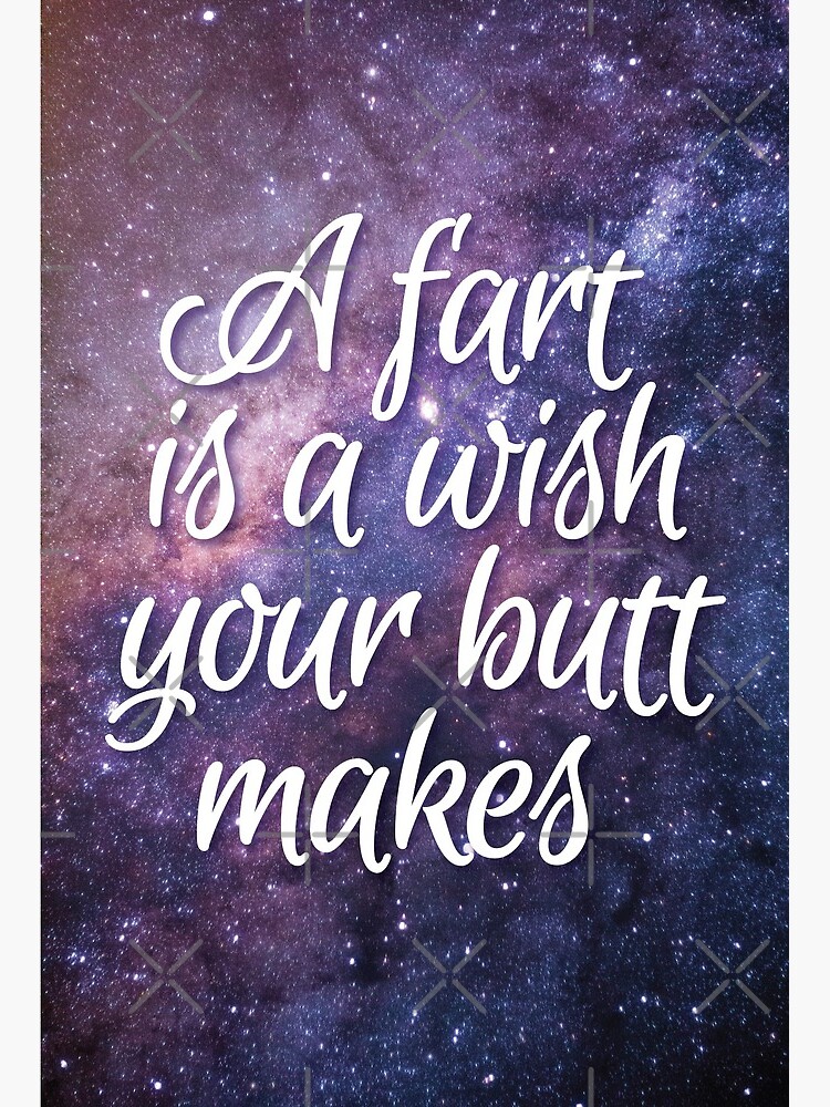 Butt Fart Pads Wish | Art Board Print