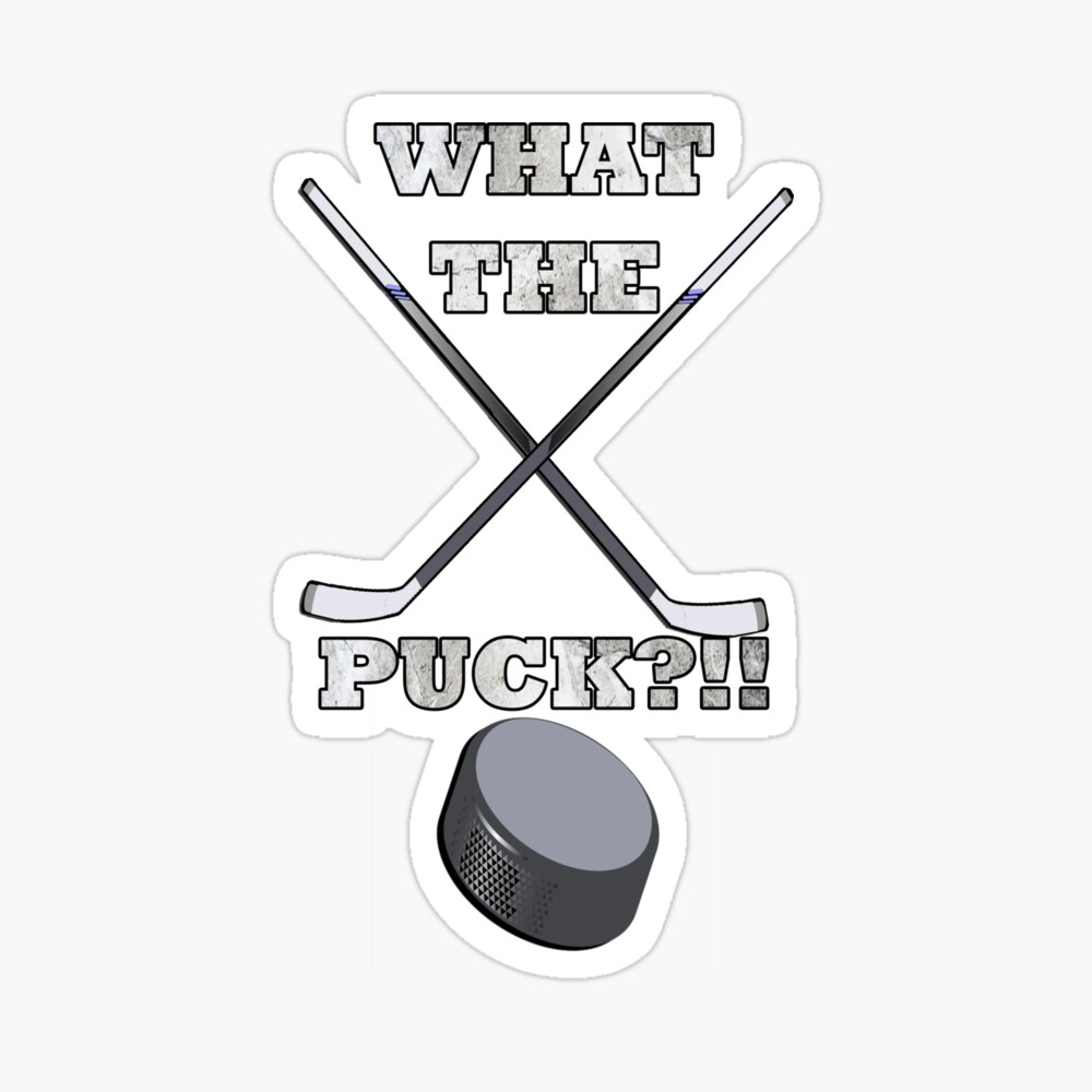 Hockey Gifts for Player & Fans Funny Quote What The Puck Ice Hockey Poster  for Sale by tamdevo1