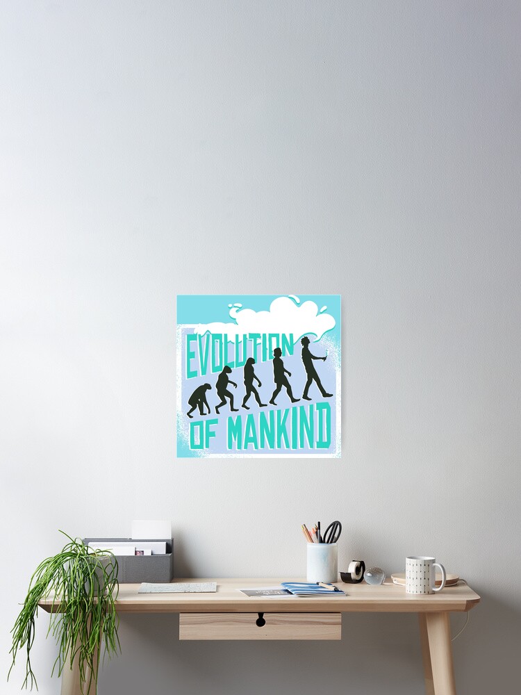 Thumbnail 2 of 3, Poster, Vaping Evolution. designed and sold by emphatic.