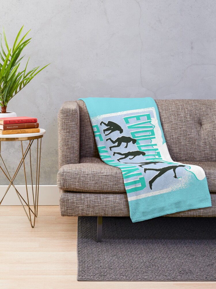 Thumbnail 2 of 6, Throw Blanket, Vaping Evolution. designed and sold by emphatic.