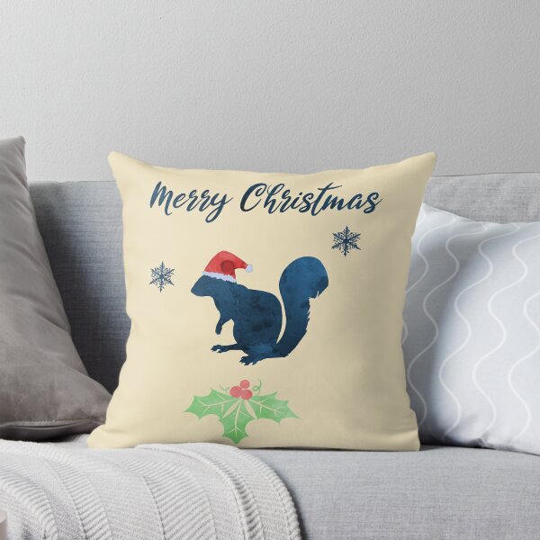Item preview, Christmas Squirrel Wearing A Santa Hat designed and sold by TheJollyMarten.