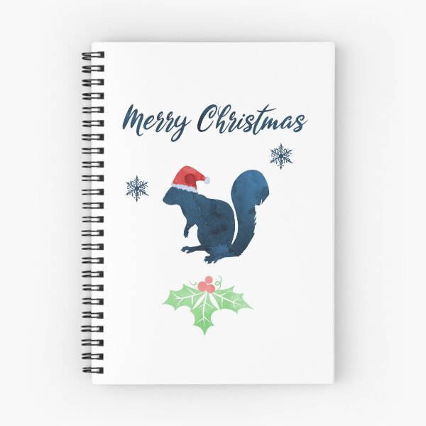 Item preview, Christmas Squirrel Wearing A Santa Hat designed and sold by TheJollyMarten.