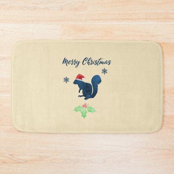 Item preview, Christmas Squirrel Wearing A Santa Hat designed and sold by TheJollyMarten.