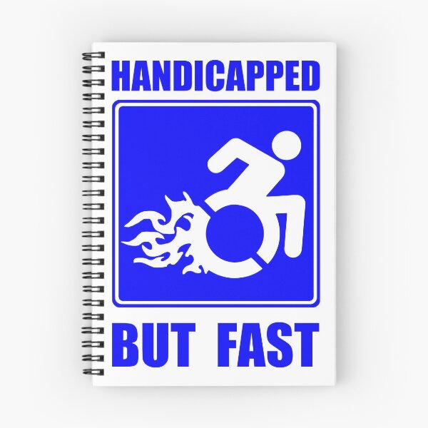 Item preview, Handicapped; But Fast; designed and sold by StickerApe.