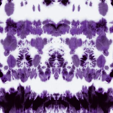 Artwork thumbnail, Boho Purple Shibori by Nina May Designs