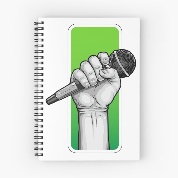 Item preview, hand with microphone designed and sold by satoriartwork.
