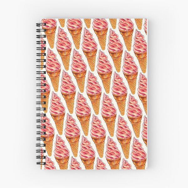 Item preview, Strawberry Soft Serve Pattern designed and sold by Kelly  Gilleran.