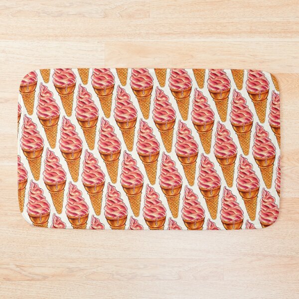 Item preview, Strawberry Soft Serve Pattern designed and sold by Kelly  Gilleran.