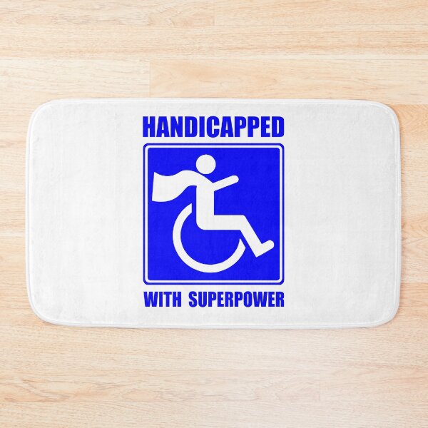 Item preview, Handicapped with Superpower; designed and sold by StickerApe.