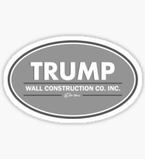 TRUMP Wall Construction Sticker