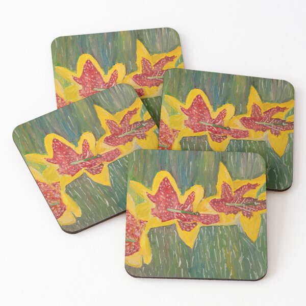 Item preview, Red and Yellow Flowers designed and sold by Pamela Ruggiero.