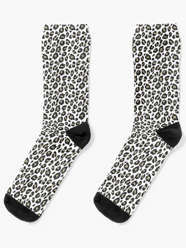 zebra print socks