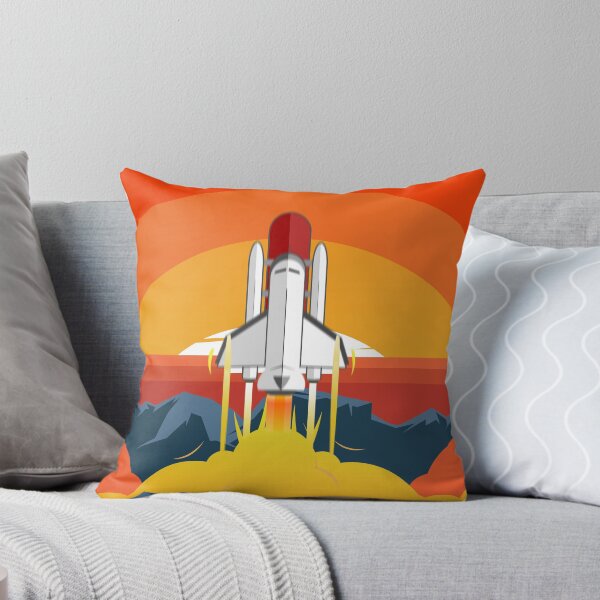 Item preview, Space Shuttle Bursting Trough Clouds - Graphic Design designed and sold by Lumos19 Studio.