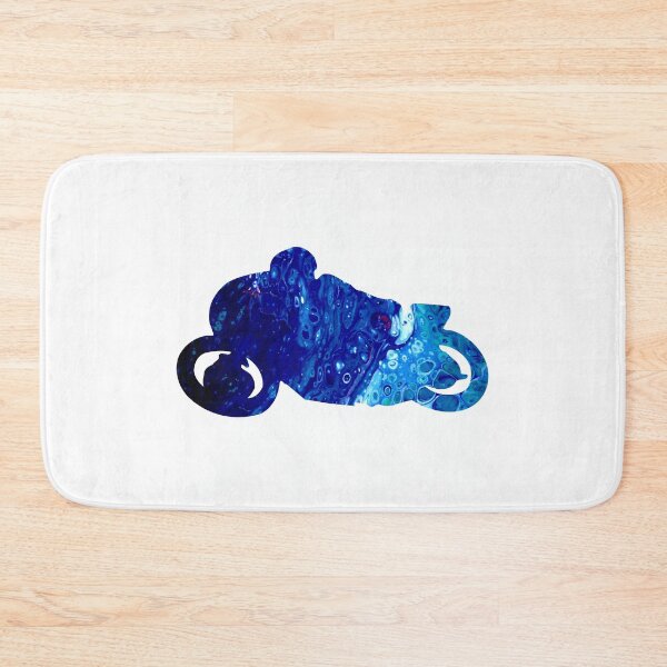 Item preview, Blue Motorcycle designed and sold by PaintedbyCarol.
