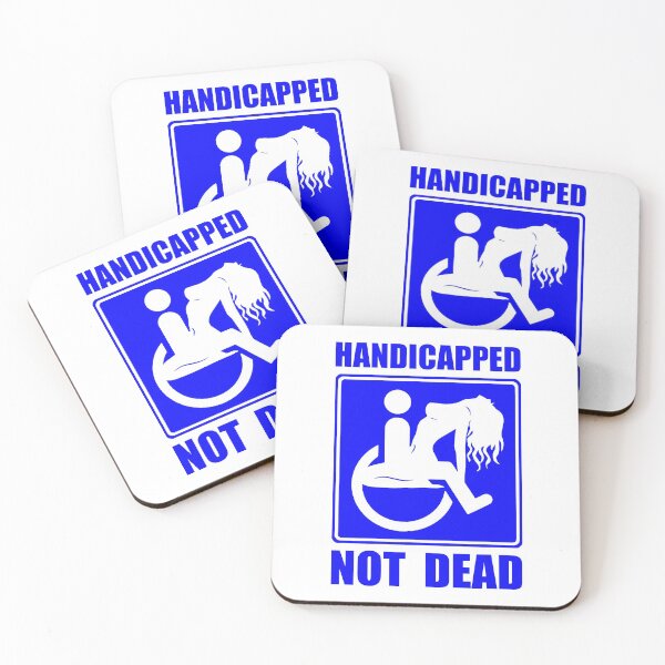Item preview, Handicapped; Not Dead; designed and sold by StickerApe.