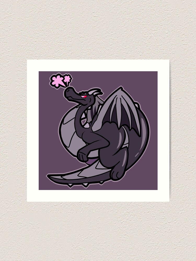 Minecraft Baby Ender Dragon Art Board Print for Sale by Wrenflight