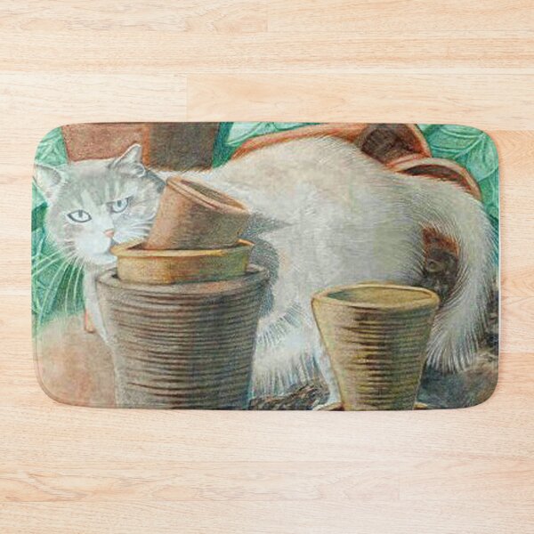 Item preview, Cat in the Garden Plants and Pots designed and sold by WatersEdgeGal.