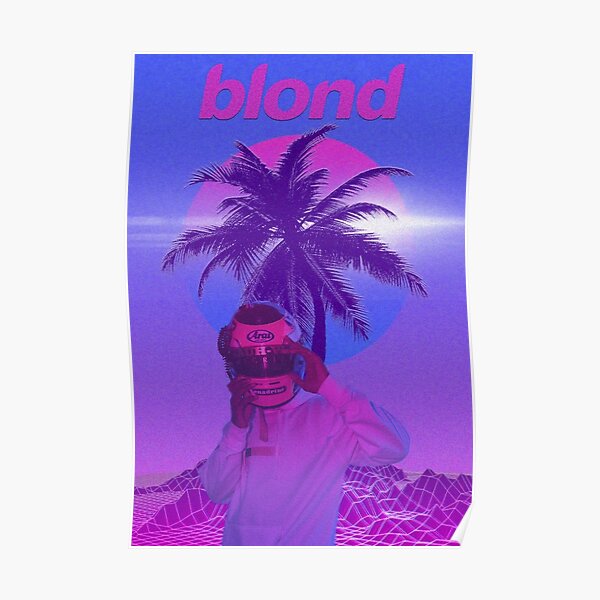 Frank Ocean Vaporwave Poster