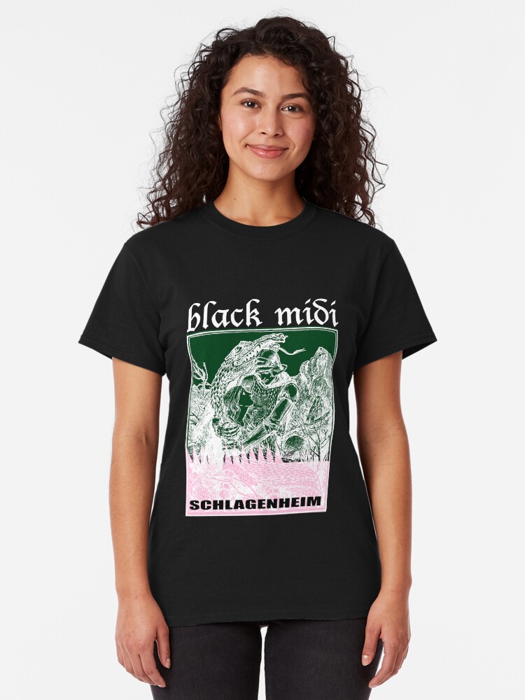 black midi t shirt