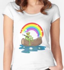The Rainbow Connection Women's Fitted Scoop T-Shirt