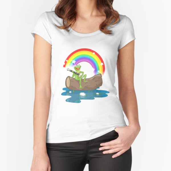 The Rainbow Connection Fitted Scoop T-Shirt