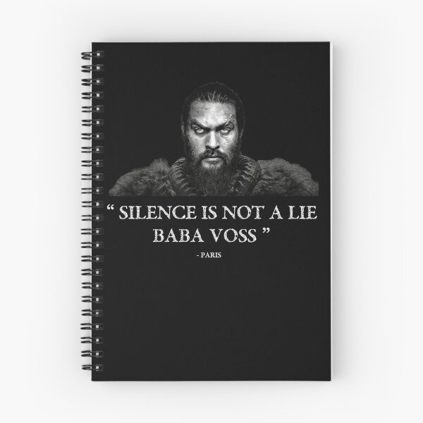 Item preview, SEE - BABA VOSS - Silence is not a lie - Jason Momoa designed and sold by PrinceDesigns.