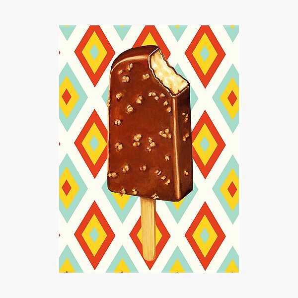 Toffee Crunch Ice Cream Photographic Print