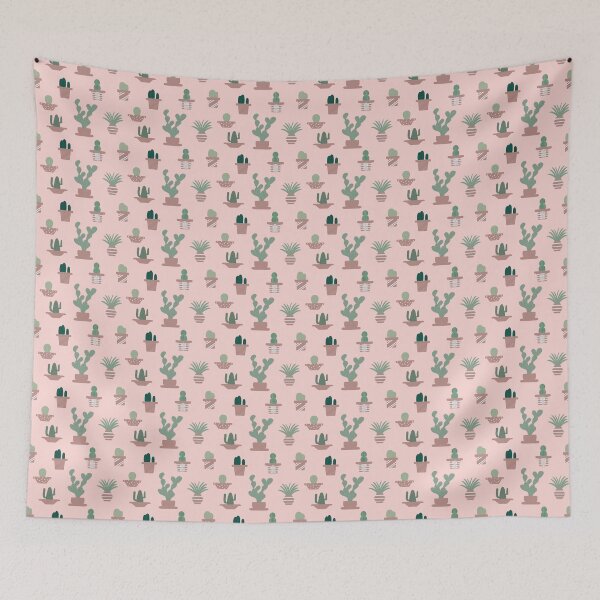 Item preview, Varieties of succulents and cactus - pink  designed and sold by EriBettencourt.